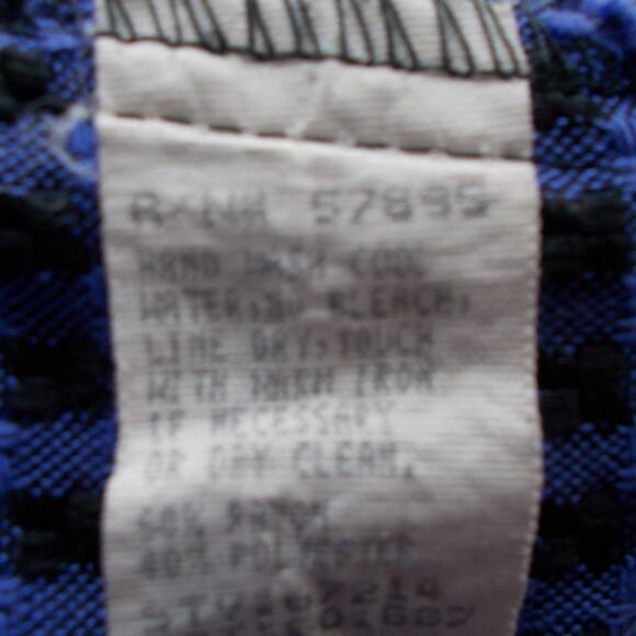 Vintage Requirements Women Purple & Black Checkered Plus Size Blazer Sz 26 - Picture 7 of 7